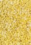 A pile mung dal or moong dal A lot of with copy space for text. Concept food for healthy. Mung dahl dried food ingredient.